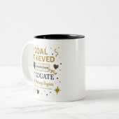 Objectif atteint Graduate Mug (Devant gauche)