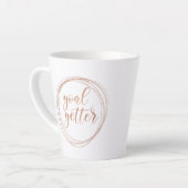 Objectif de motivation de l'or Rose Getter Mug (Angle gauche)