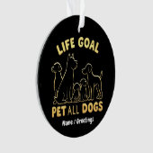 Objectif de vie caresser tous les chiens Un amour  (devant)
