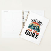 Objectif de vie Tous les chiens Conception vintage (Devant avec enveloppe)