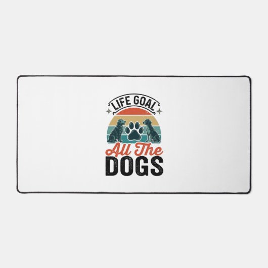 Objectif de vie Tous les chiens Conception vintage (Recto)