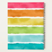 Objectif Digger coloré Aquarelle Planner (Dos)
