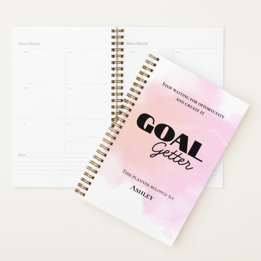Objectif Getter Motivation Planner (Devant avec enveloppe)