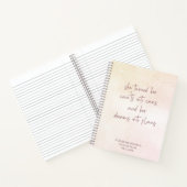 Objectifs Beige & Plans Carnet de notes Journal (Intérieur)