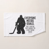 Objectifs de tous les besoins (hockey) (Serviette à main)