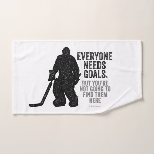 Objectifs de tous les besoins (hockey) (Serviette à main)