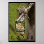 OBJECTIFS Inspiration Funny Squirrel Poster Imprim (Devant)