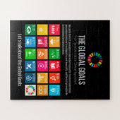 Objectifs mondiaux Puzzle des ODD 2030 (Horizontal)