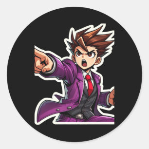 Objection ! Style avocat - Autocollant dynamique
