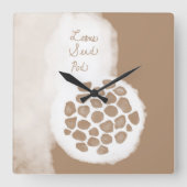 objet_11_lotuszaadpeul vierkante klok (Voorkant)