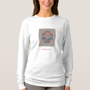 objet_17_un cygne en fleurs t-shirt