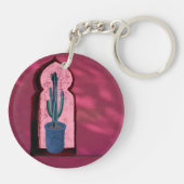 objet_21_a venster met een cactus acryl sleutelhanger (Achterkant)