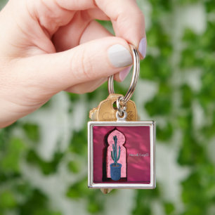 objet_21_a venster met een cactus sleutelhanger
