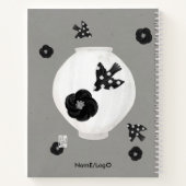 objet_22_camellia, carnet en spirale d'oiseau et d (Dos)