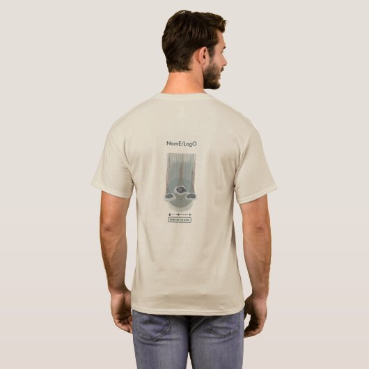 objet_2_rain manomètre de contrôle t-shirt (Dos entier)
