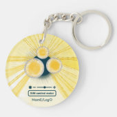 objet_3_sun controlemeter acryl sleutelhanger (Achterkant)