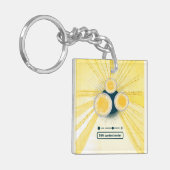 objet_3_sun controlemeter acryl sleutelhanger (Voorkant Links)