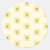 OBjet_3_sun-regelmeter Ronde Sticker (Voorkant)