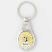 objet_3_zon controle meter metaal sleutelhanger (Voorkant)