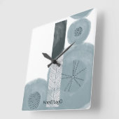 objet_9_herfstbladeren_2 vierkante klok (Hoek)