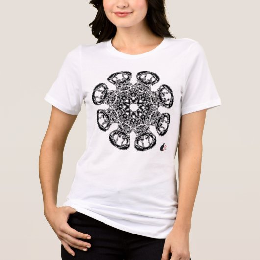 Objet d'art Octa Glyph Tri-Blend Shirt (Voorkant)