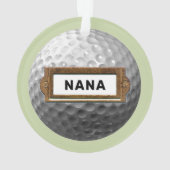 Objet de collection de golf (dos)