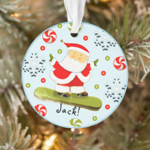 Objet de collection de Noël pour skieur personnali