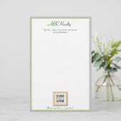 Objet immobilier d'ABC de modèle de papeterie (Debout devant)