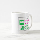 Objet introuvable | Mug Humour technique - Erreur (Devant droit)