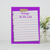 ObjetListe en-tête papier (Debout devant)