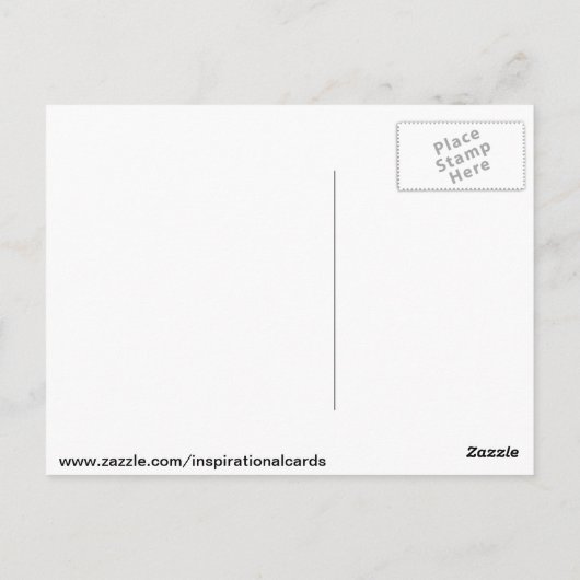 Objets de devis de carte postale inspirants (Dos)