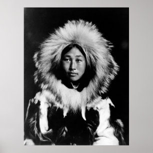 Obleka, een Eskimo-vrouw: 1907 Poster