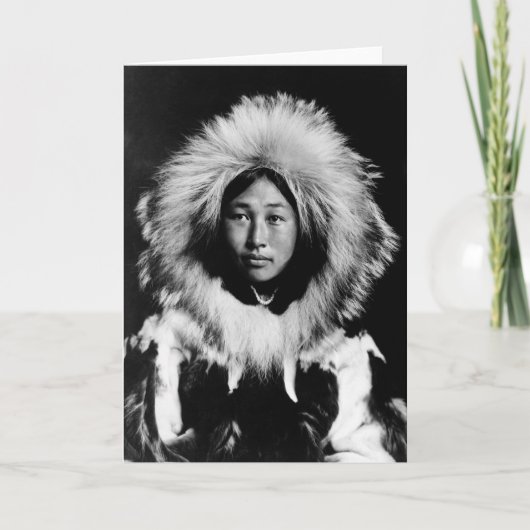 Obleka, een Eskimovrouw, 1907 Kaart (Voorkant)