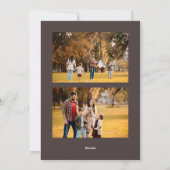 Obligatoire Carte de vacances Funny Carte photo de (Dos)