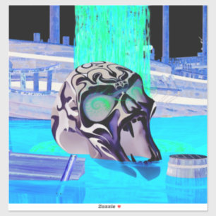 Oblivion Horror 3D Laptops XBox Sticker