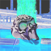 Oblivion Horror 3D Laptops XBox Sticker (Voorkant)