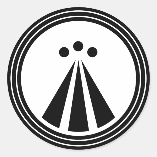 OBOD-symbool Ronde Sticker (Voorkant)