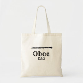 Oboe Bag Oboist Player Dubbelrood Tote Bag