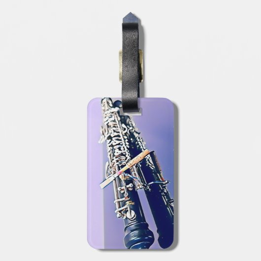 Oboe Bagagelabel (Achterkant verticaal)