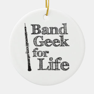 Oboe Band Geek Keramisch Ornament