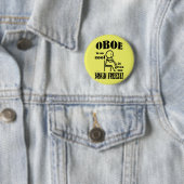 Oboe, Brain Freeze Ronde Button 5,7 Cm (In situ)