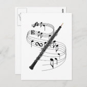 Oboe Briefkaart (Voorkant / Achterkant)