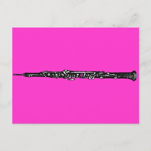 Oboe Briefkaart (Voorkant)