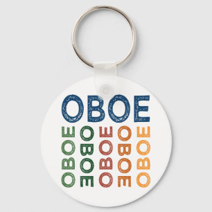 Oboe Colorful Sleutelhanger