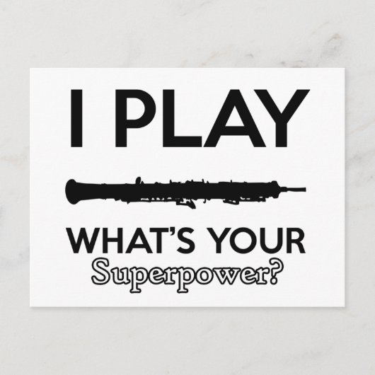  oboe-design briefkaart (Voorkant)