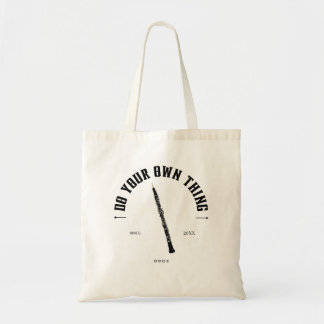 Oboe doet uw eigen citaat Oboist Tote Bag