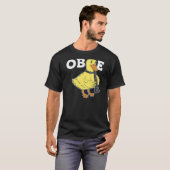 Oboe Duck Oboe Speler Premium 1 T-shirt (Voorkant volledig)