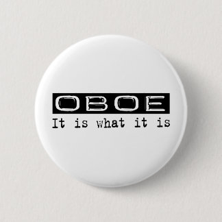 Oboe het is ronde button 5,7 cm