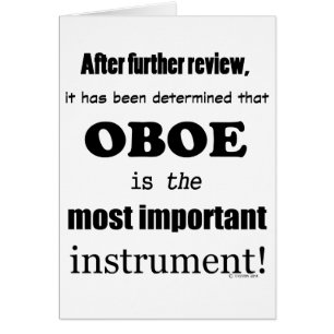 Oboe instrument le plus important