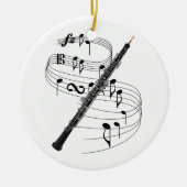 Oboe Keramisch Ornament (Voorkant)